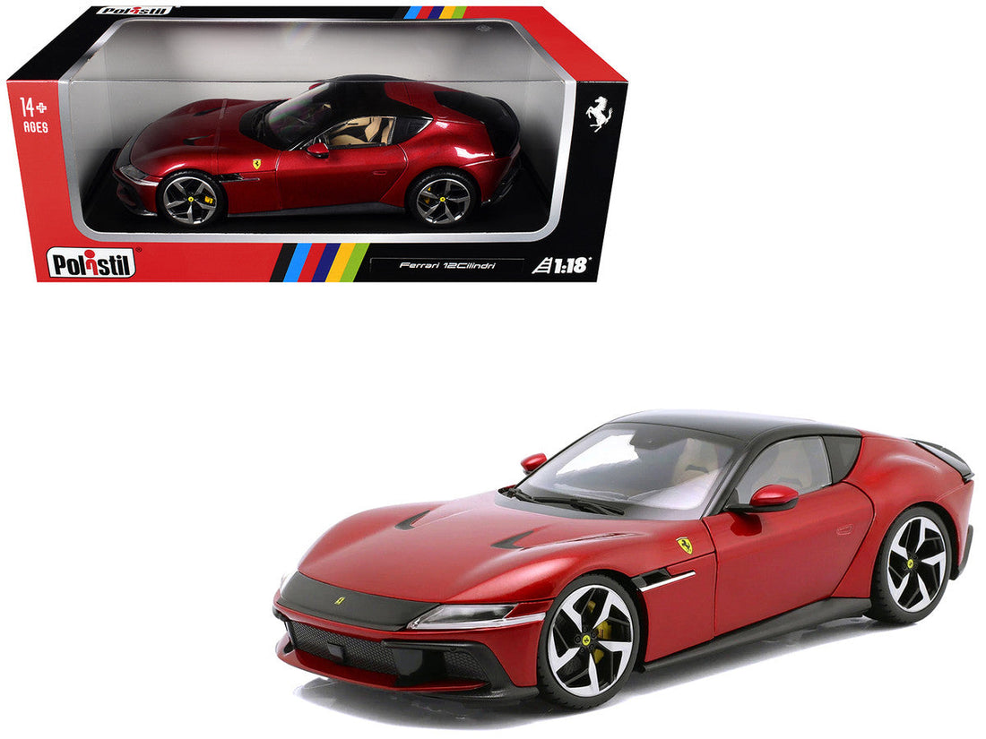Polistil 2024 Ferrari 12Cilindri — Rosso Imola Red Metallic 1/18 18FE02011-WB
