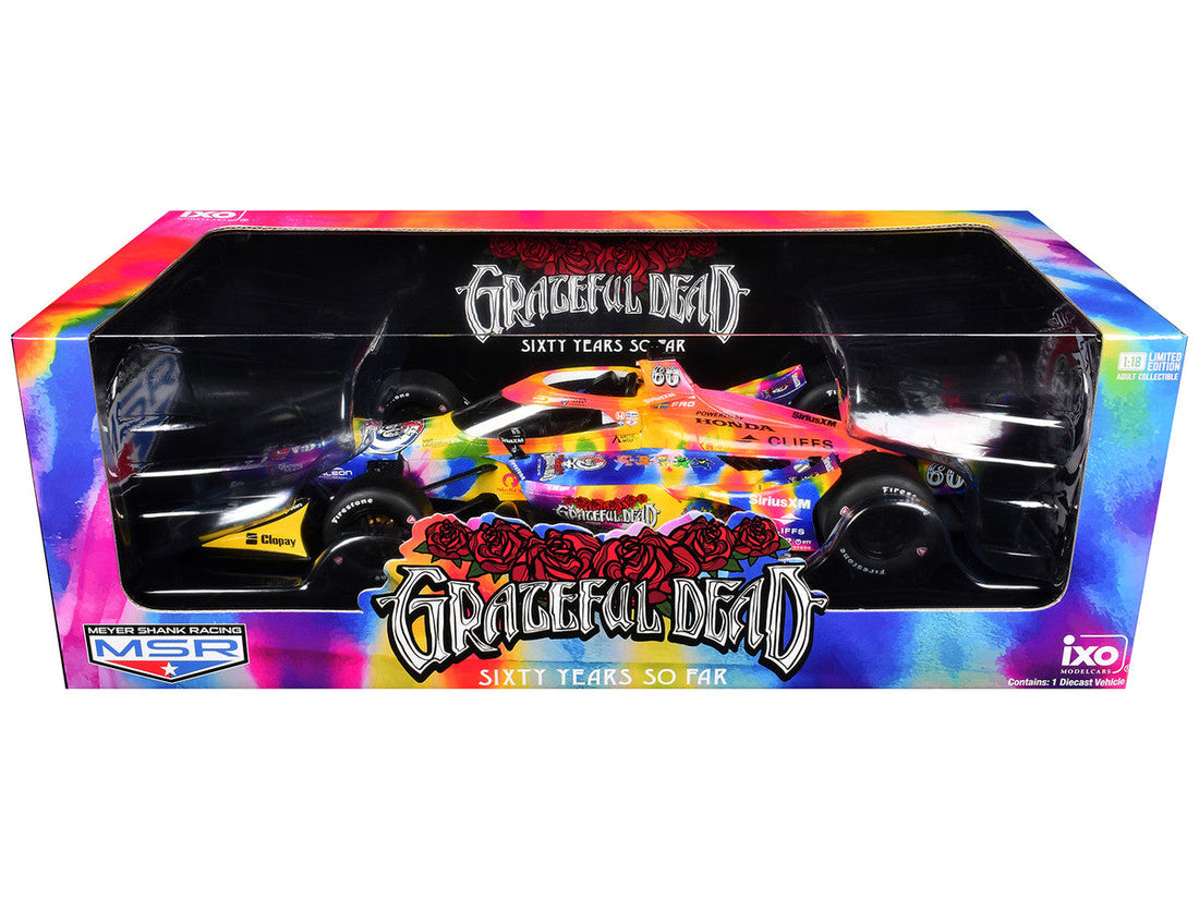 IXO Models 2025 Dallara IndyCar #60 — Grateful Dead 60 Years 1/18 IND18052