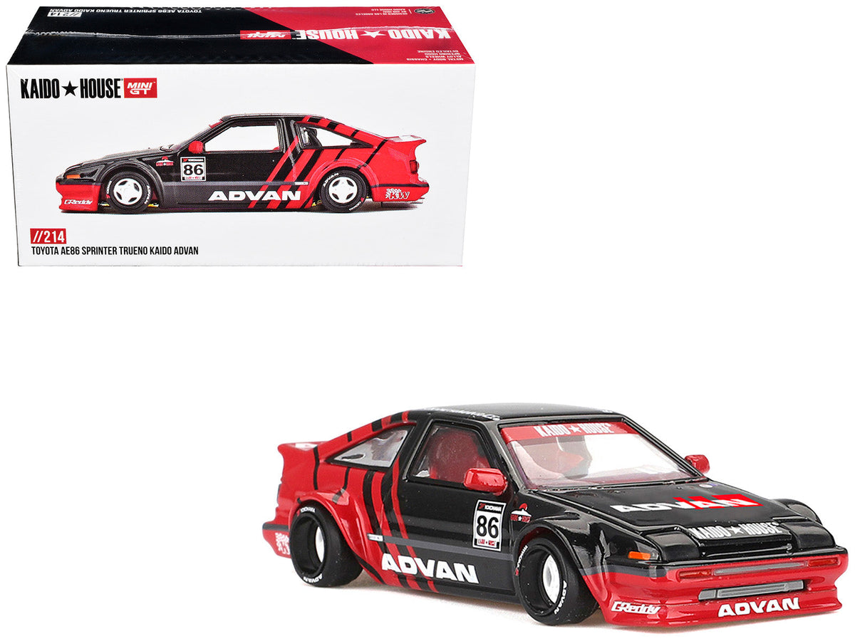 Kaido House Toyota AE86 Kaido ADVAN KHMG214 black red