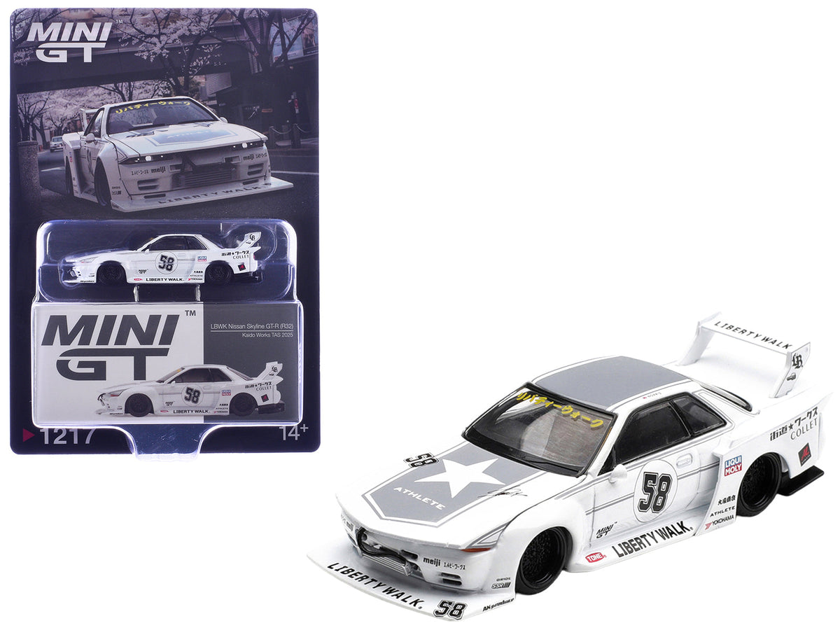 Mini GT Nissan Skyline R32 Kaido Works Tokyo Auto Salon MGT01217