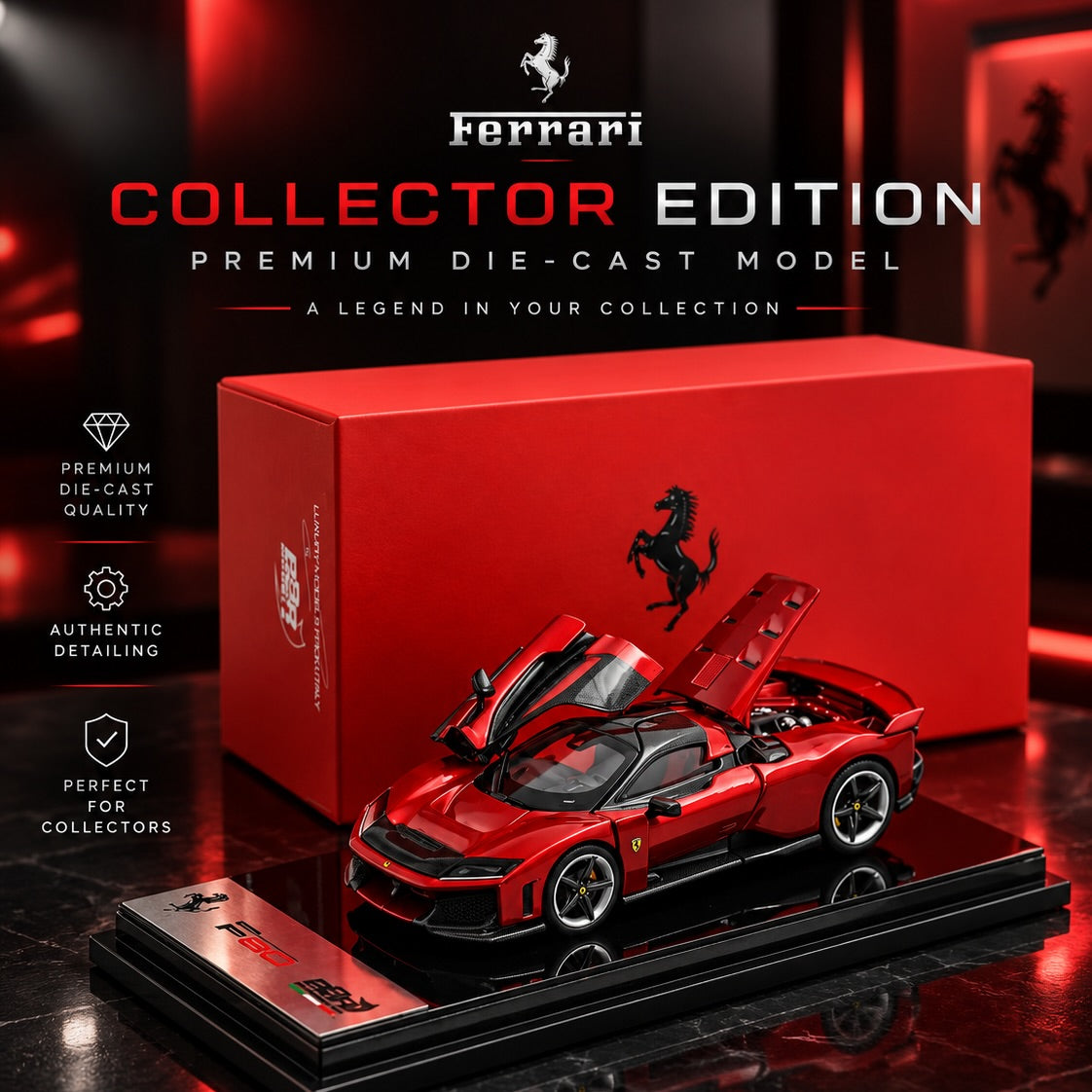 BBR Ferrari F80 1/64 diecast model Collector edition