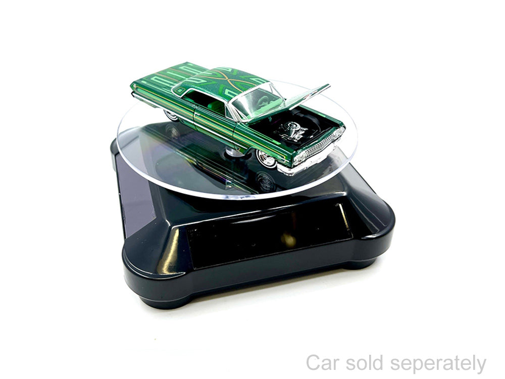 3.5″ Solar Rotating Display Stand with Black Base for 1/64 Scale Model Cars11 - image 4