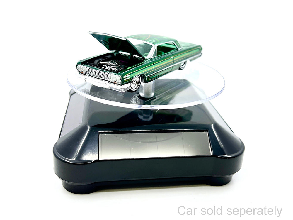 3.5″ Solar Rotating Display Stand with Black Base for 1/64 Scale Model Cars11 - image 3