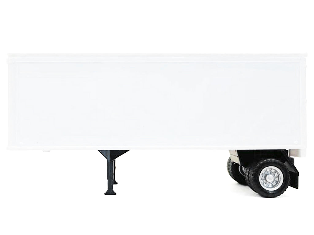 27ft Single-Axle Trailer (No Converter Dolly) White 1/87 (HO) Plastic Model by Promotex - image 2