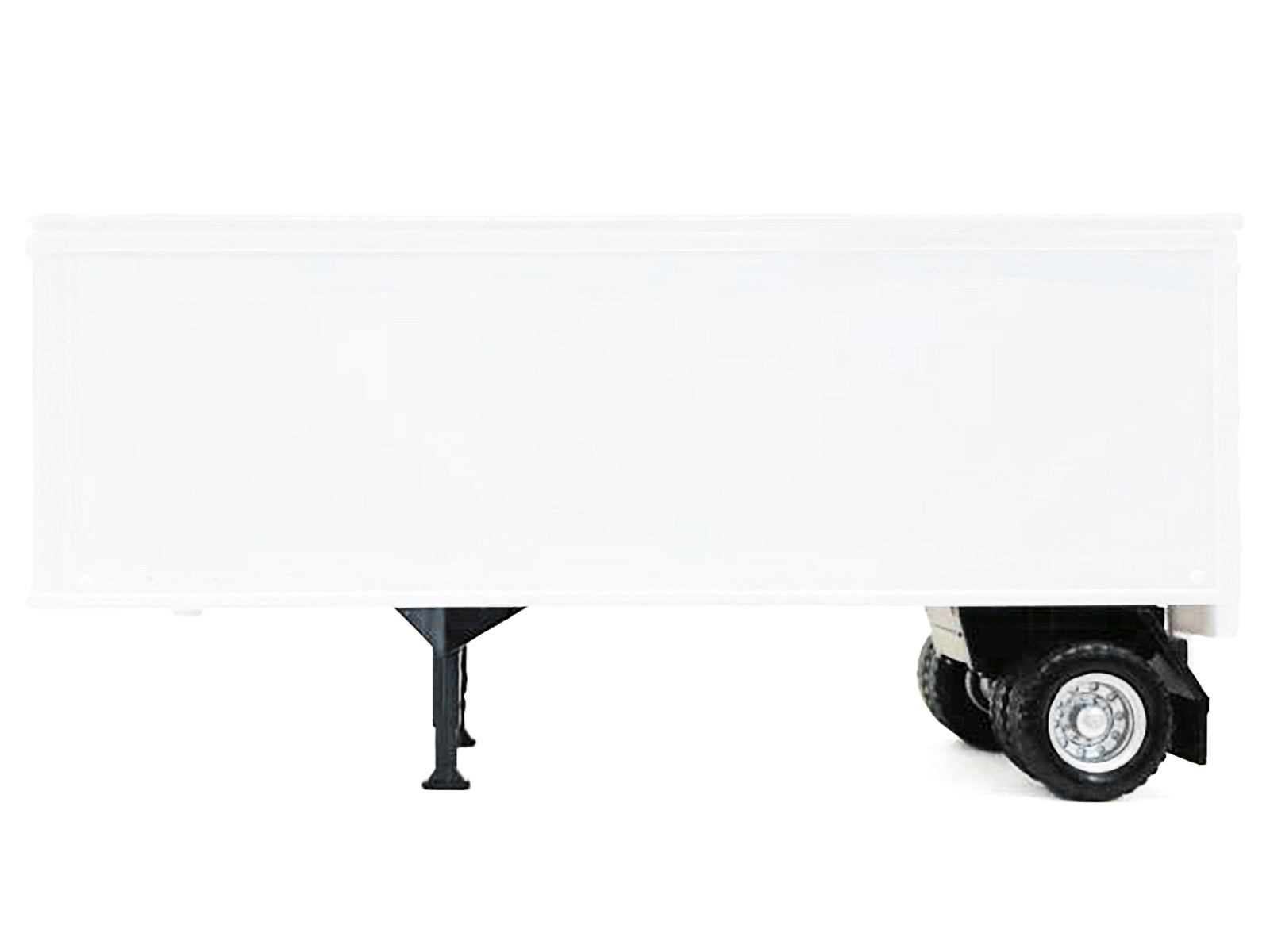 27ft Single-Axle Trailer (No Converter Dolly) White 1/87 (HO) Plastic Model by Promotex - image 2