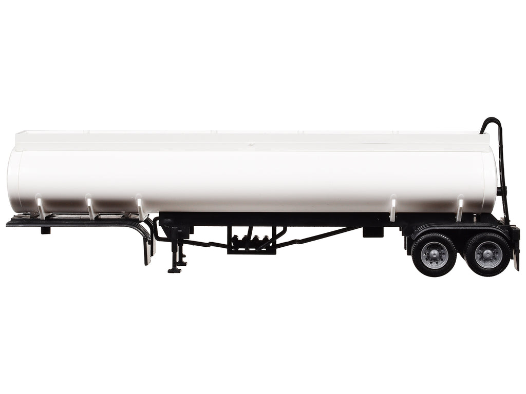 Elliptical Tanker Trailer White 1/87 (HO) Plastic Model by Promotex - image 2
