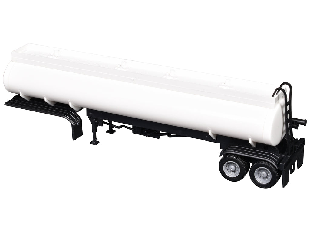 Elliptical Tanker Trailer White 1/87 (HO) Plastic Model by Promotex - image 3