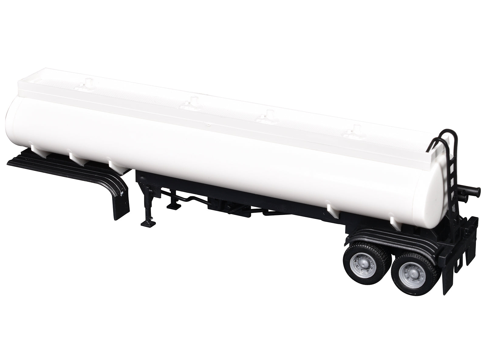 Elliptical Tanker Trailer White 1/87 (HO) Plastic Model by Promotex - image 3