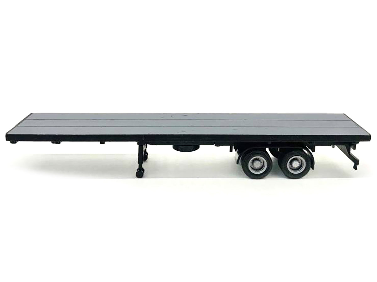 40ft Flatbed Trailer Gray Top 1/87 (HO) Plastic Model by Promotex - image 2