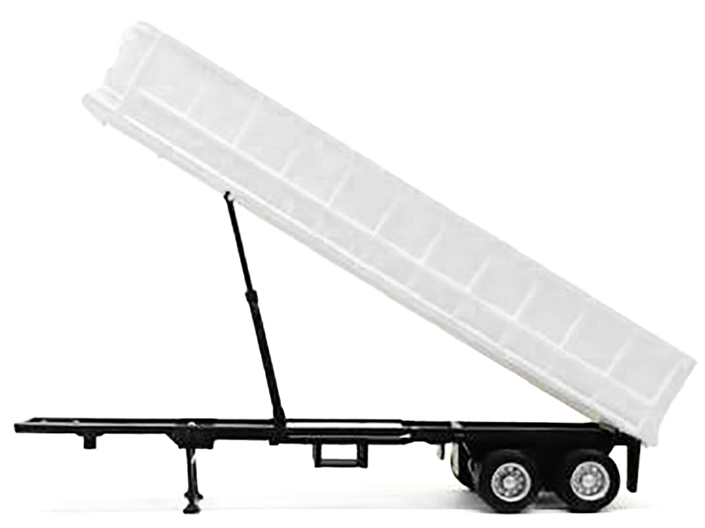 36ft Gravel Trailer White 1/87 (HO) Plastic Model by Promotex - image 2