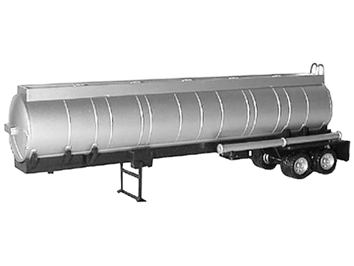 Chemical Tanker Trailer Silver 1/87 (HO) Plastic Model by Promotex - image 2