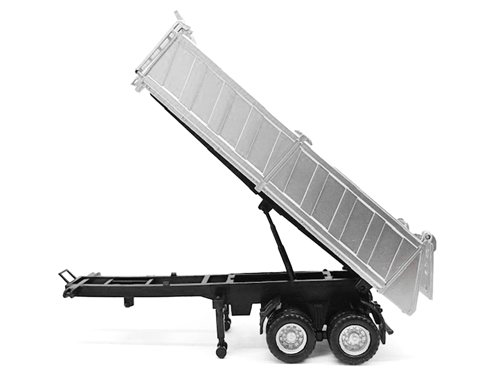 26ft Gravel Trailer Silver 1/87 (HO) Plastic Model by Promotex - image 2