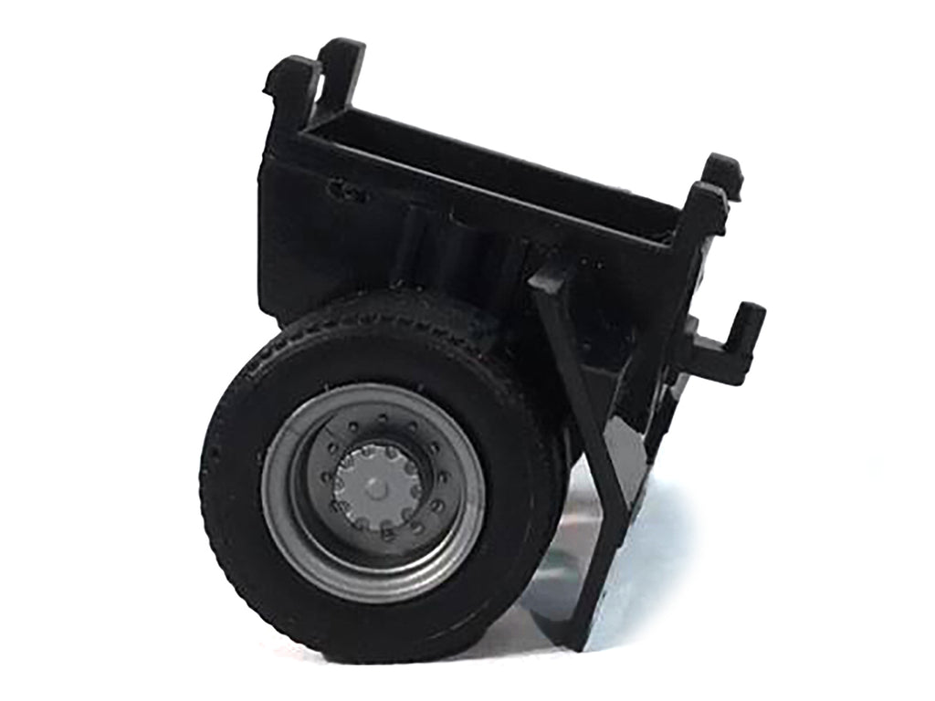 Single Axle Trailer Chassis 1/87 (HO) Plastic Model by Promotex - image 2