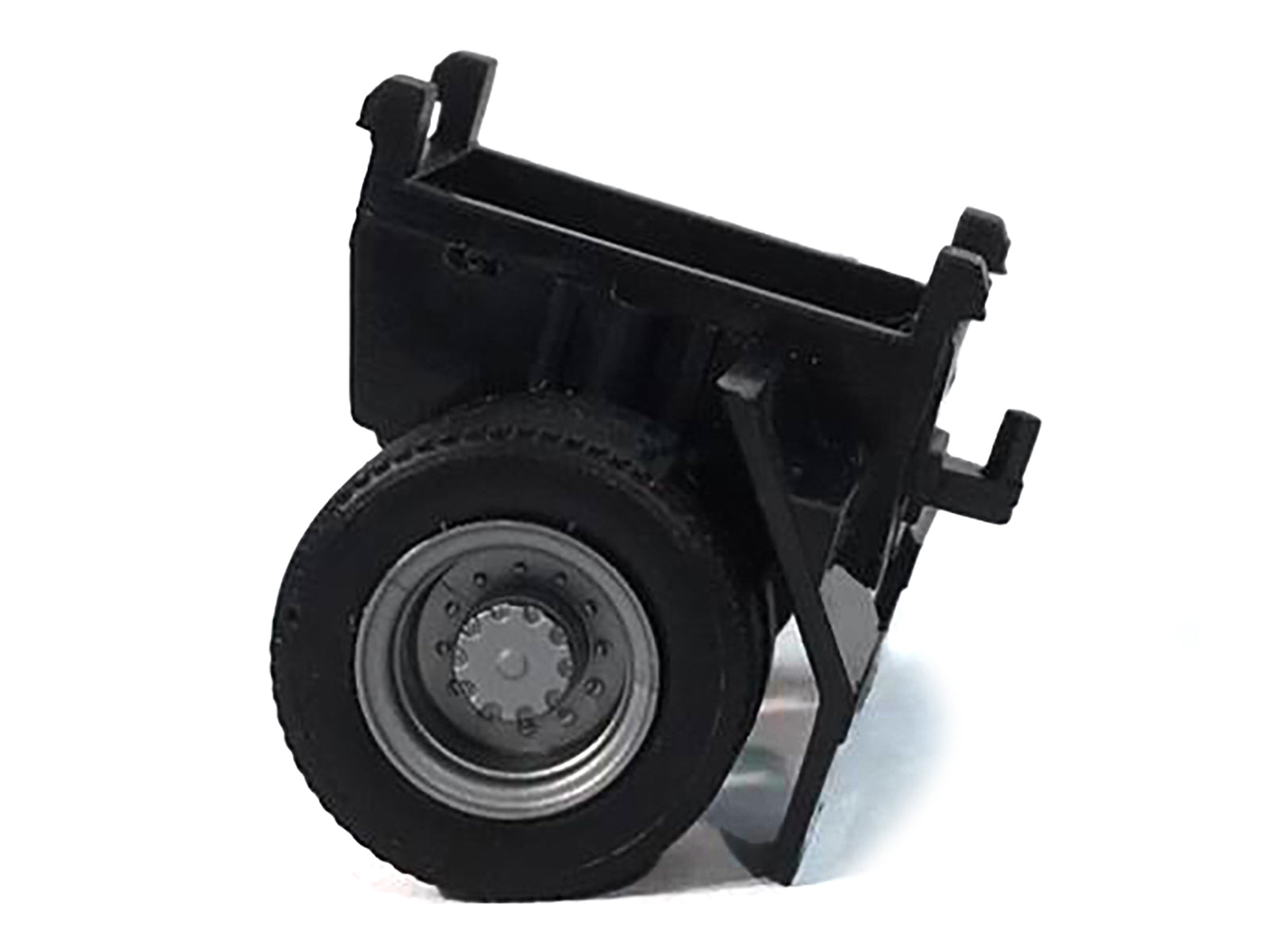 Single Axle Trailer Chassis 1/87 (HO) Plastic Model by Promotex - image 2