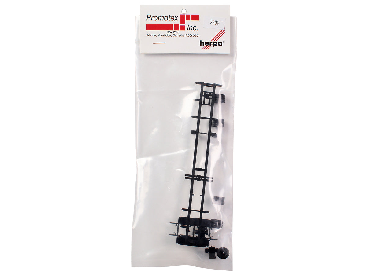 Container Chassis for 2-Axle 48ft Trailer 1/87 (HO) Plastic Model by Promotex - image 3
