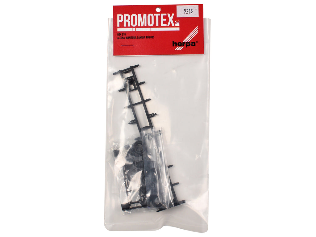 Container Chassis for 3-Axle 40ft Trailer 1/87 (HO) Plastic Model by Promotex - image 3