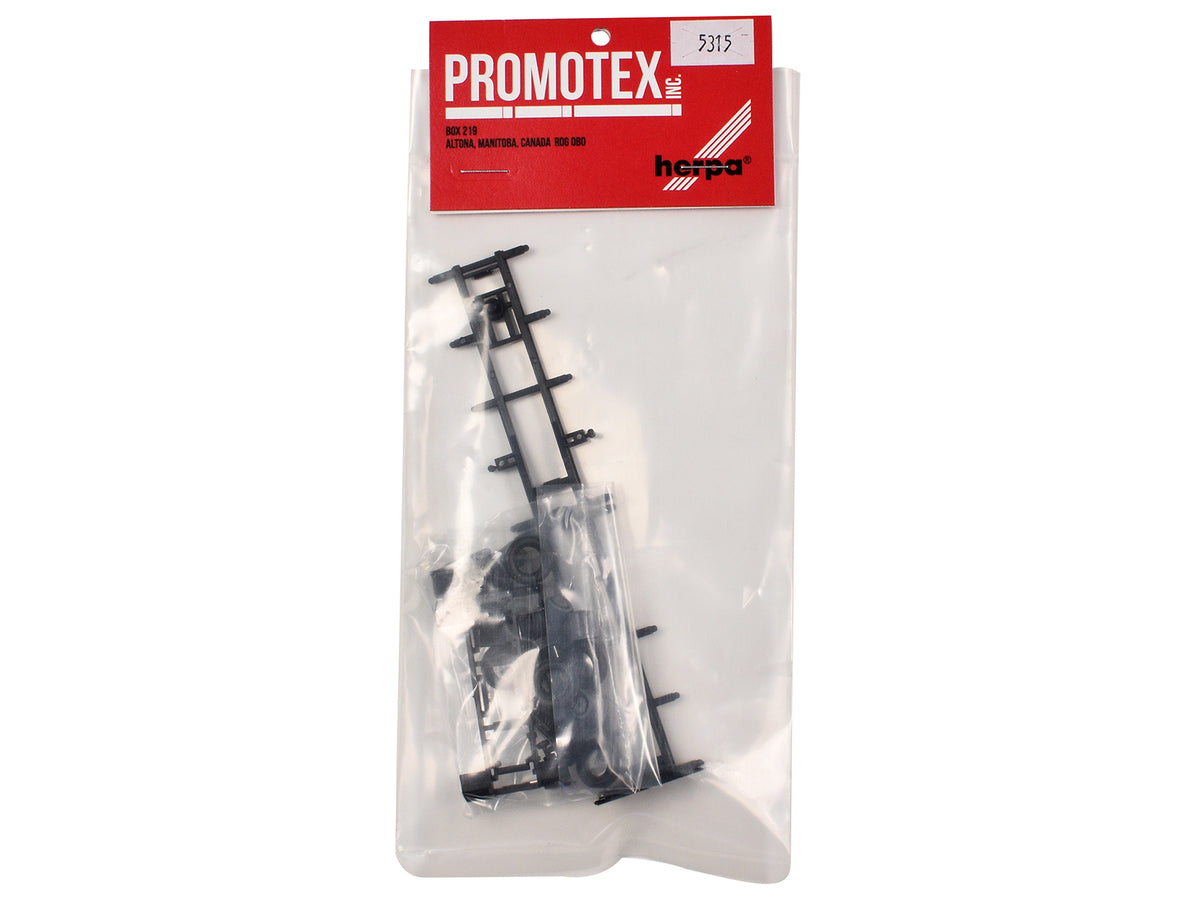 Container Chassis for 3-Axle 40ft Trailer 1/87 (HO) Plastic Model by Promotex - image 3