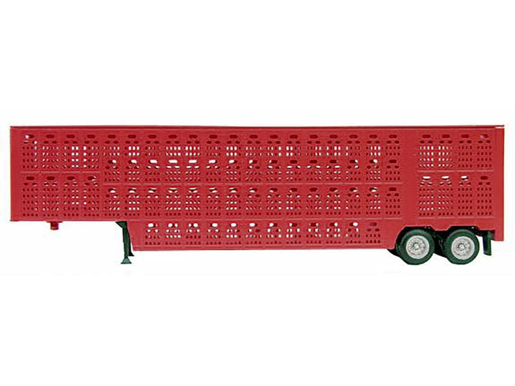 Livestock Trailer Red 1/87 (HO) Plastic Model by Promotex - image 2