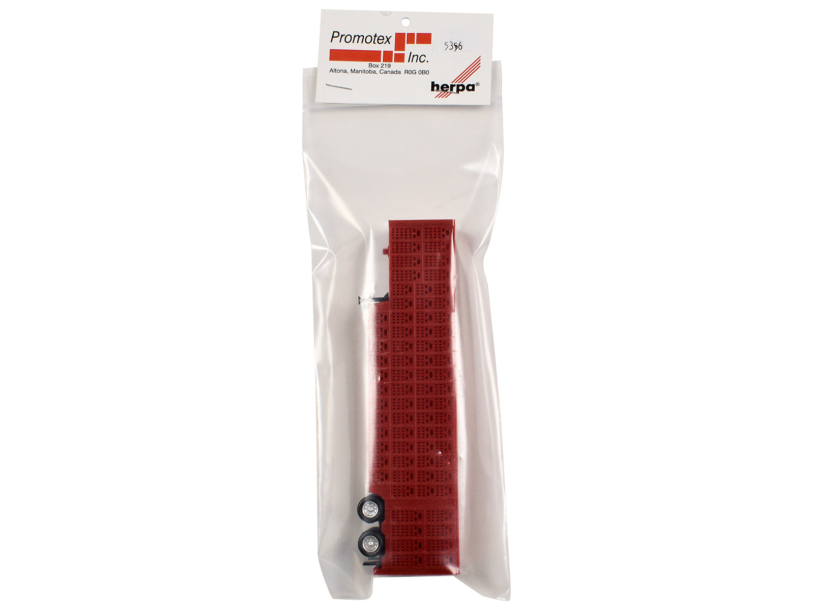 Livestock Trailer Red 1/87 (HO) Plastic Model by Promotex - image 3