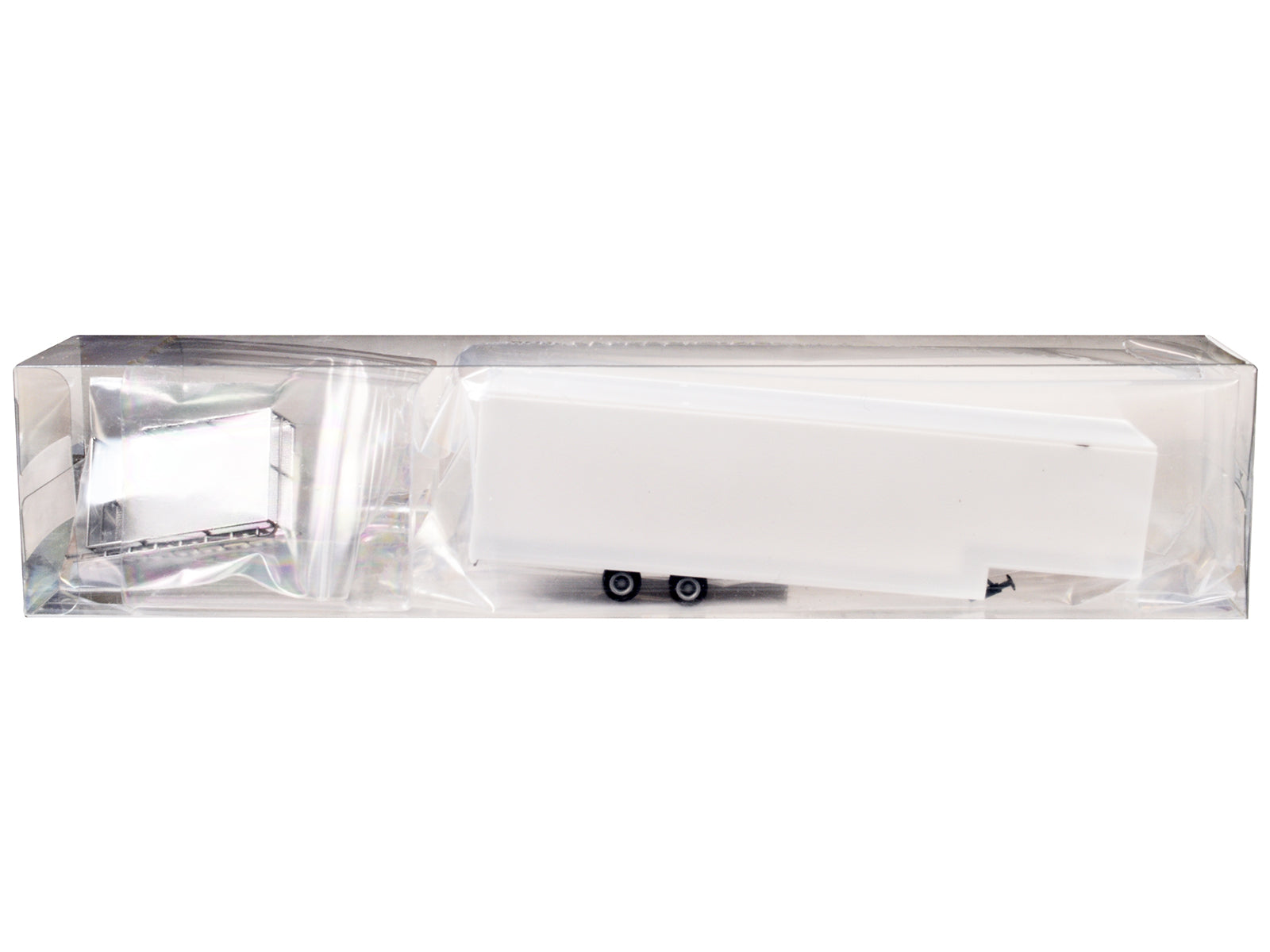 Race Horse Transport Trailer White 1/87 (HO) Plastic Model by Promotex - image 3