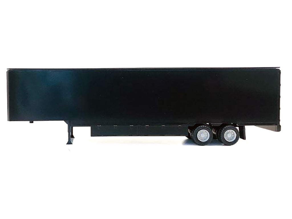 48ft Moving Van Trailer Black 1/87 (HO) Plastic Model by Promotex - image 2