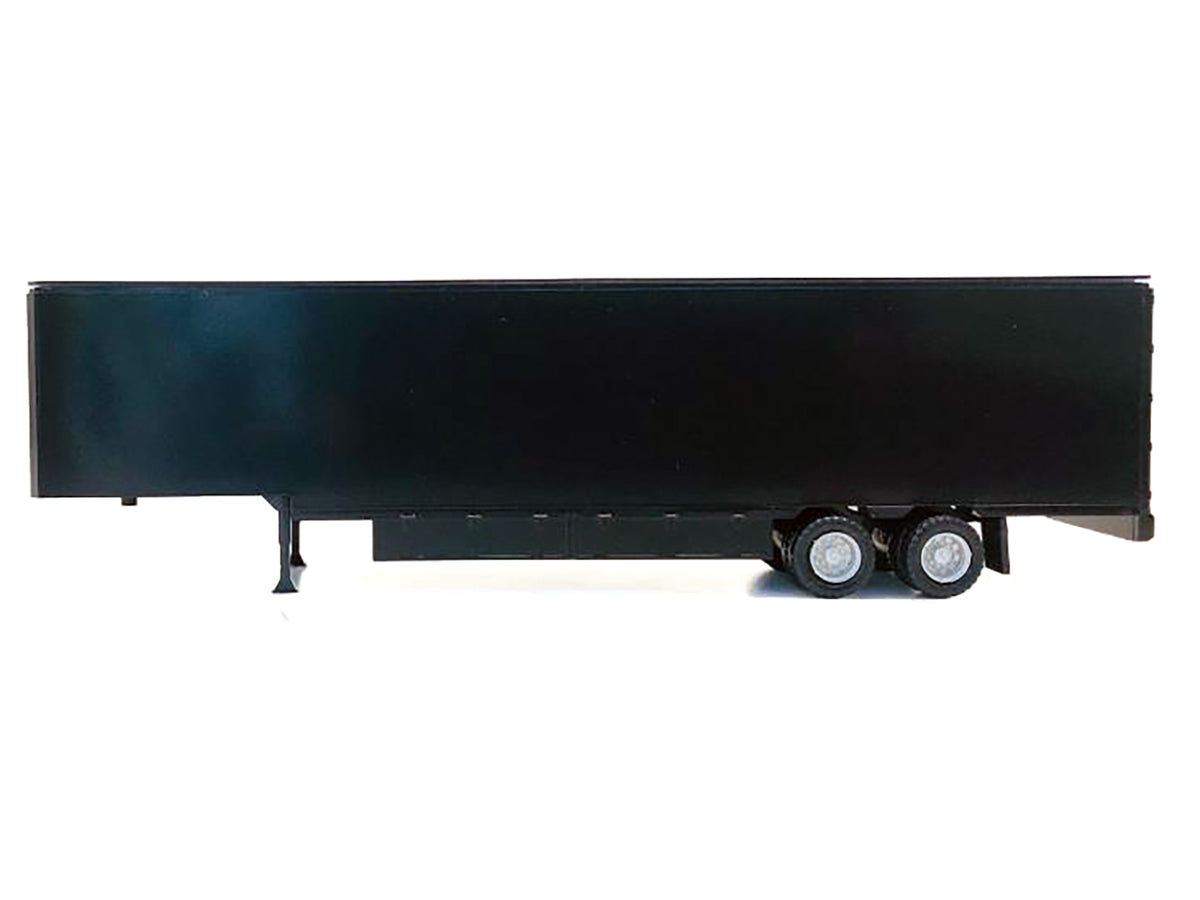 48ft Moving Van Trailer Black 1/87 (HO) Plastic Model by Promotex - image 2