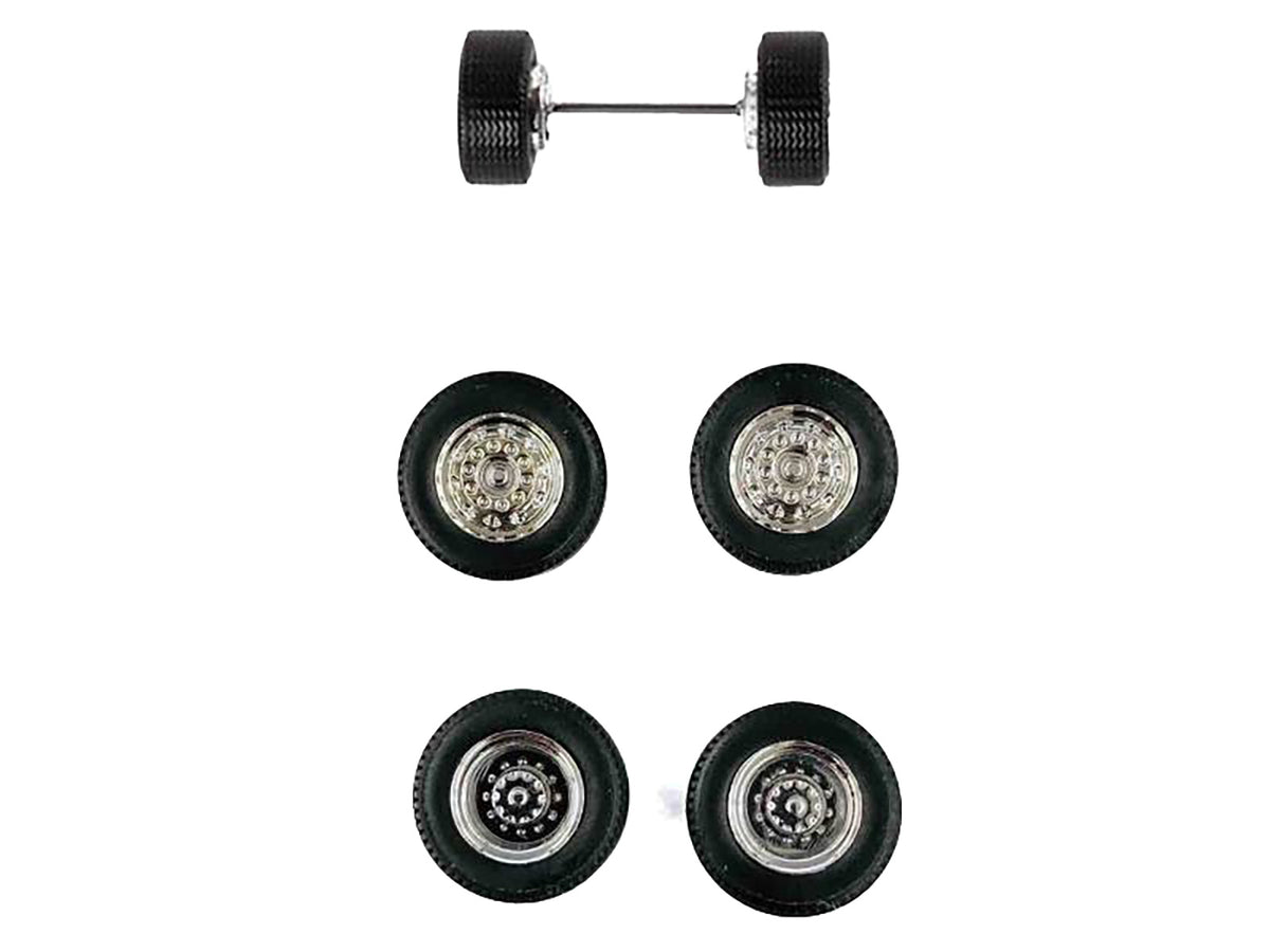 Super Singles with Fronts Sets of Wheels (10 Sets) 1/87 (HO) Plastic Model by Promotex - image 2