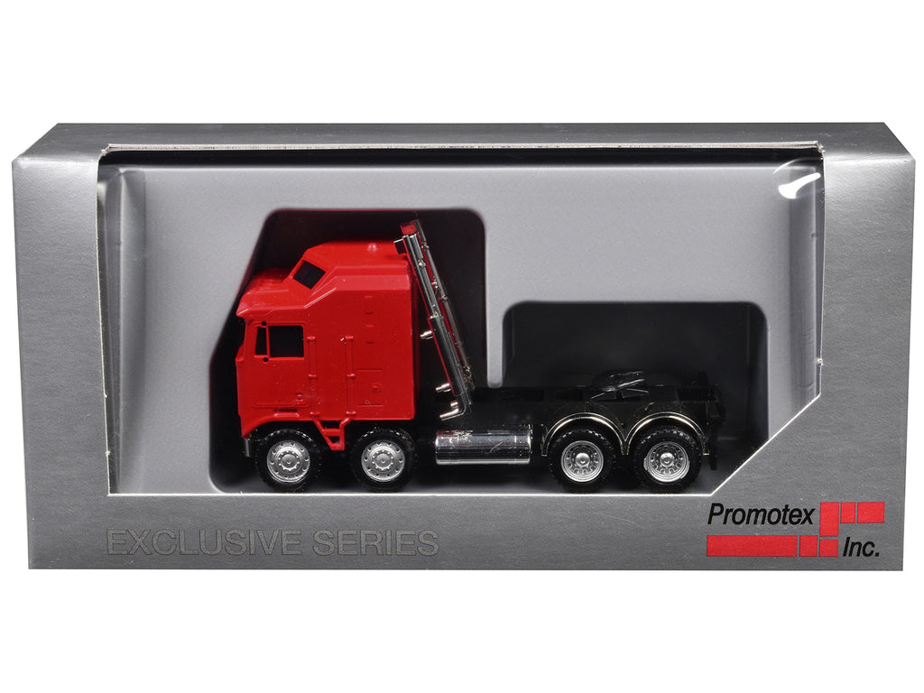 K100 5 Bar Grill Twin Steer Truck Tractor Red 1/87 (HO) Plastic Model Car by Promotex - image 3