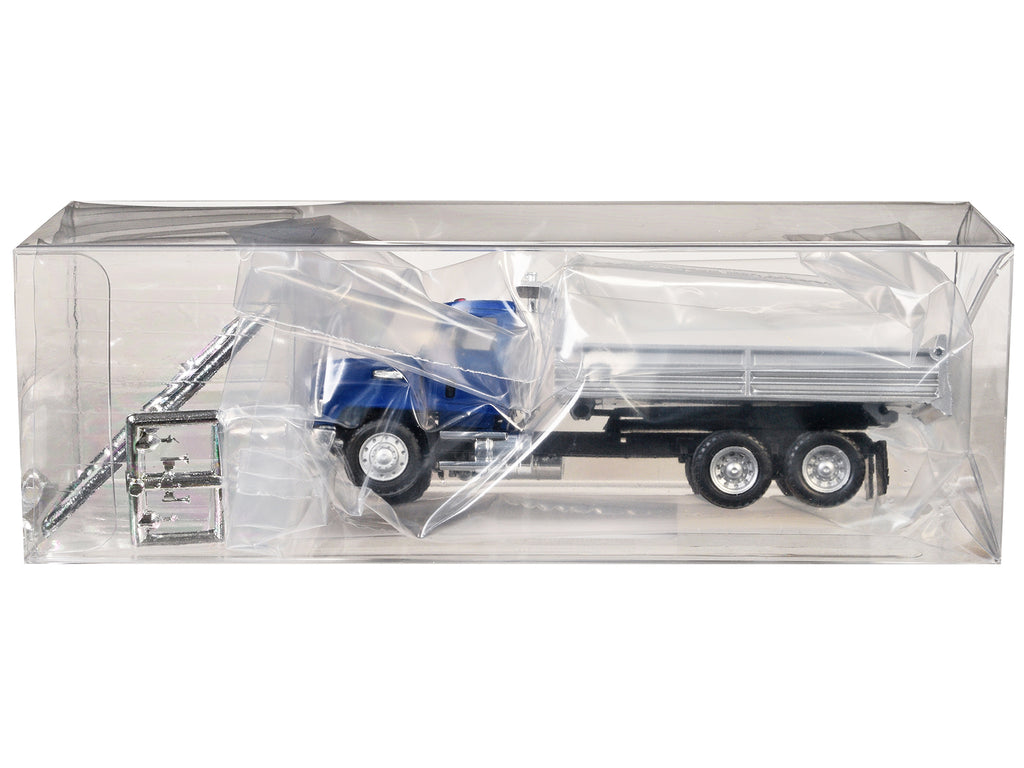 Mack Dump Truck Blue 1/87 (HO) Plastic Model Car by Promotex - image 3