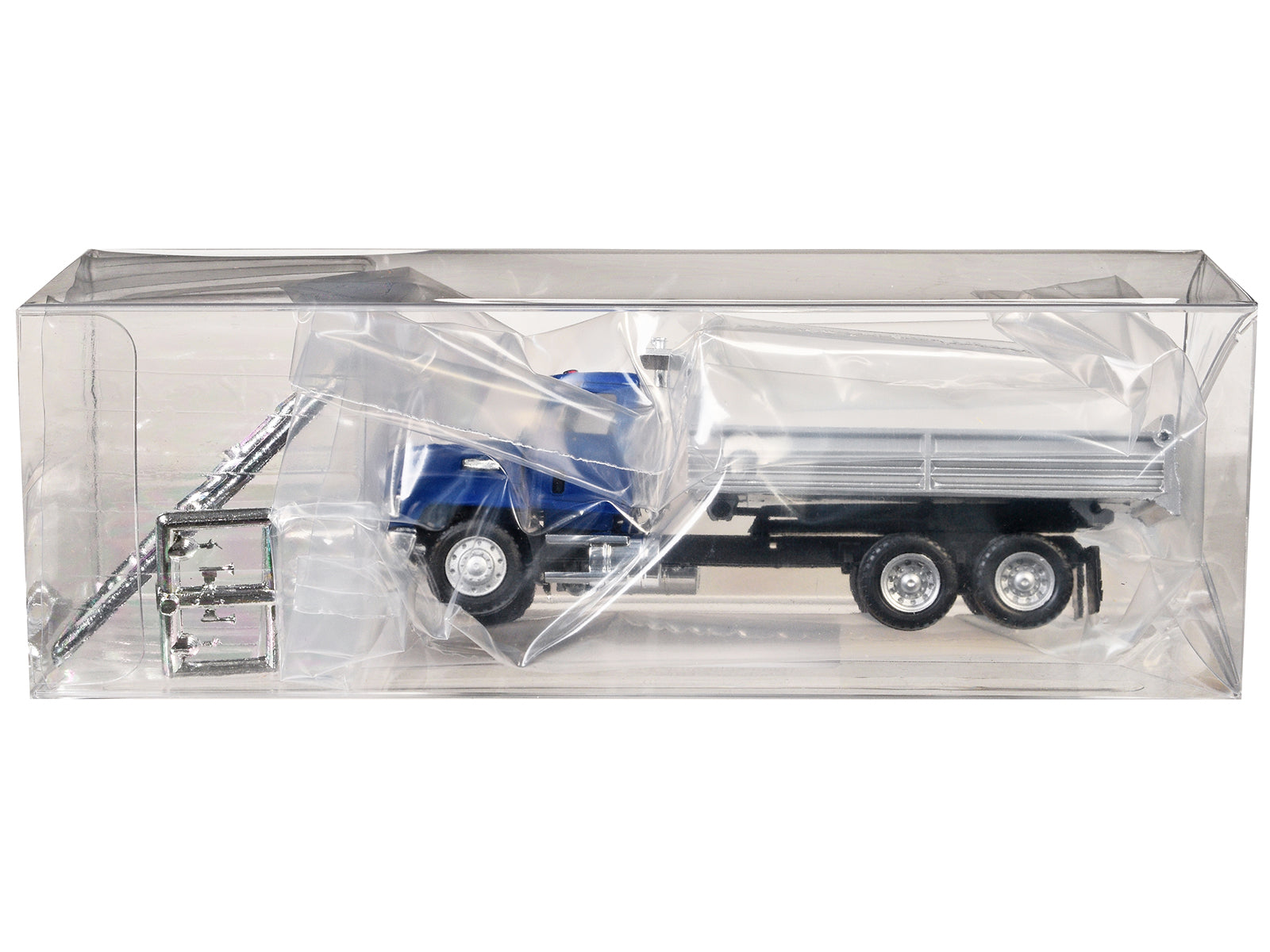 Mack Dump Truck Blue 1/87 (HO) Plastic Model Car by Promotex - image 3