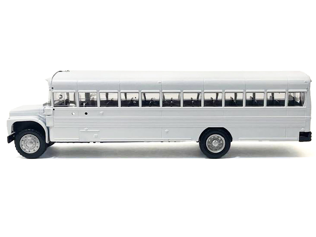 School Bus White 1/87 (HO) Plastic Model by Promotex - image 2