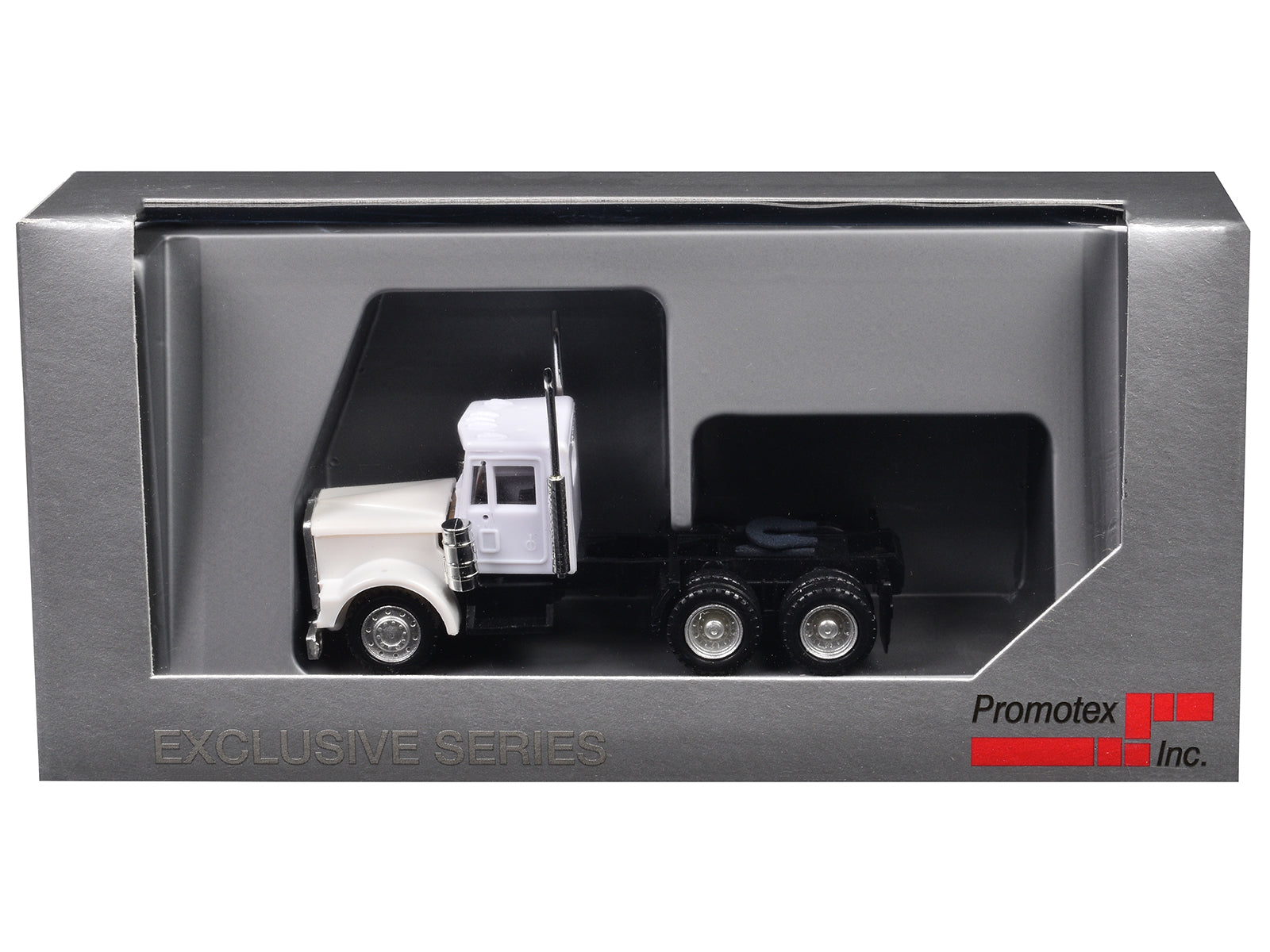Kenworth W900 Short Day Cab White 1/87 (HO) Plastic Model Car by Promotex - image 3