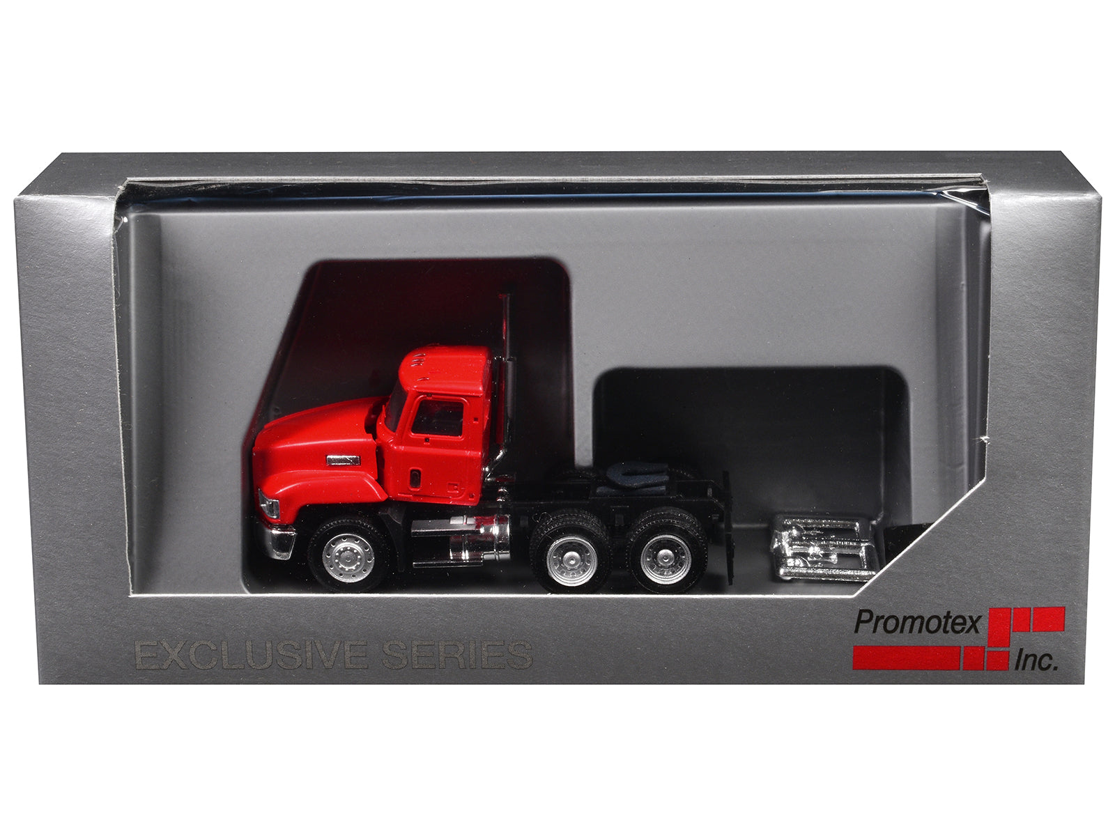 Mack 603 Short Day Cab Red 1/87 (HO) Plastic Model Car by Promotex - image 3