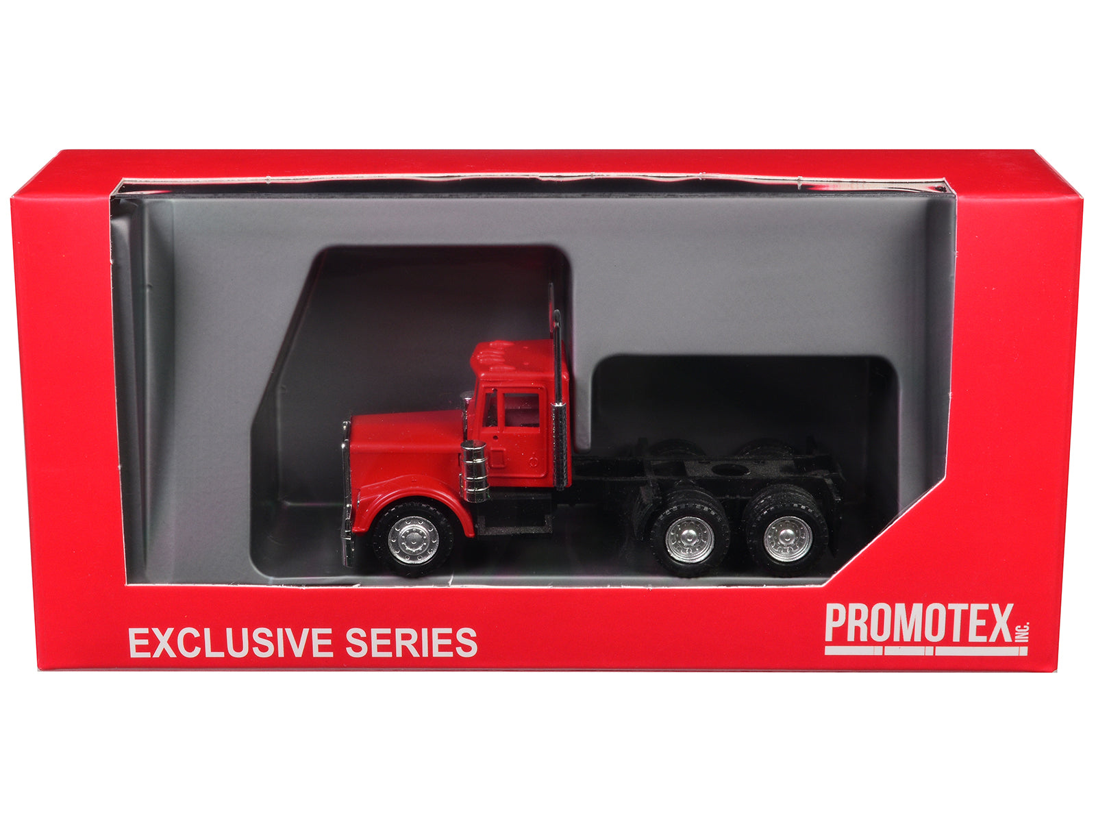 Kenworth W900 Short Day Cab "New Version" Red 1/87 (HO) Plastic Model Car by Promotex - image 3