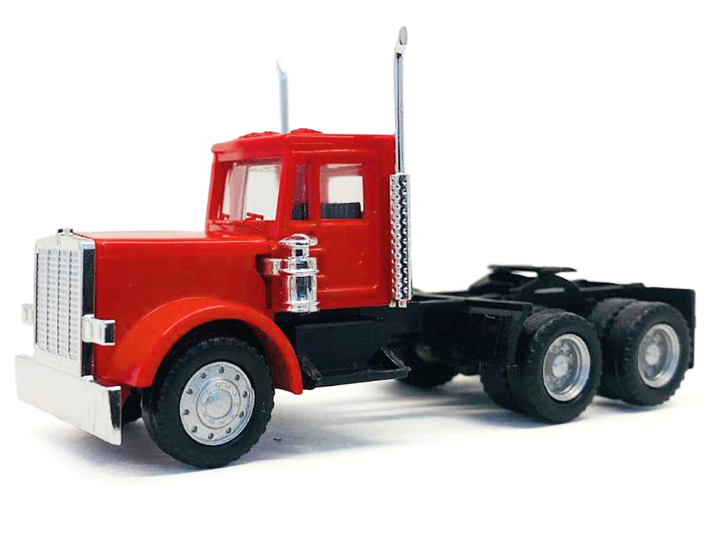 Peterbilt Short Day Cab with Updated Grill Red 1/87 (HO) Plastic Model Car by Promotex - image 2