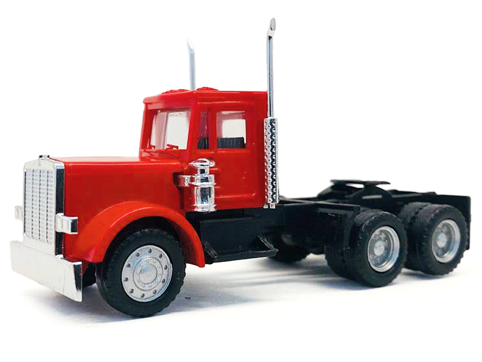 Peterbilt Short Day Cab with Updated Grill Red 1/87 (HO) Plastic Model Car by Promotex - image 2