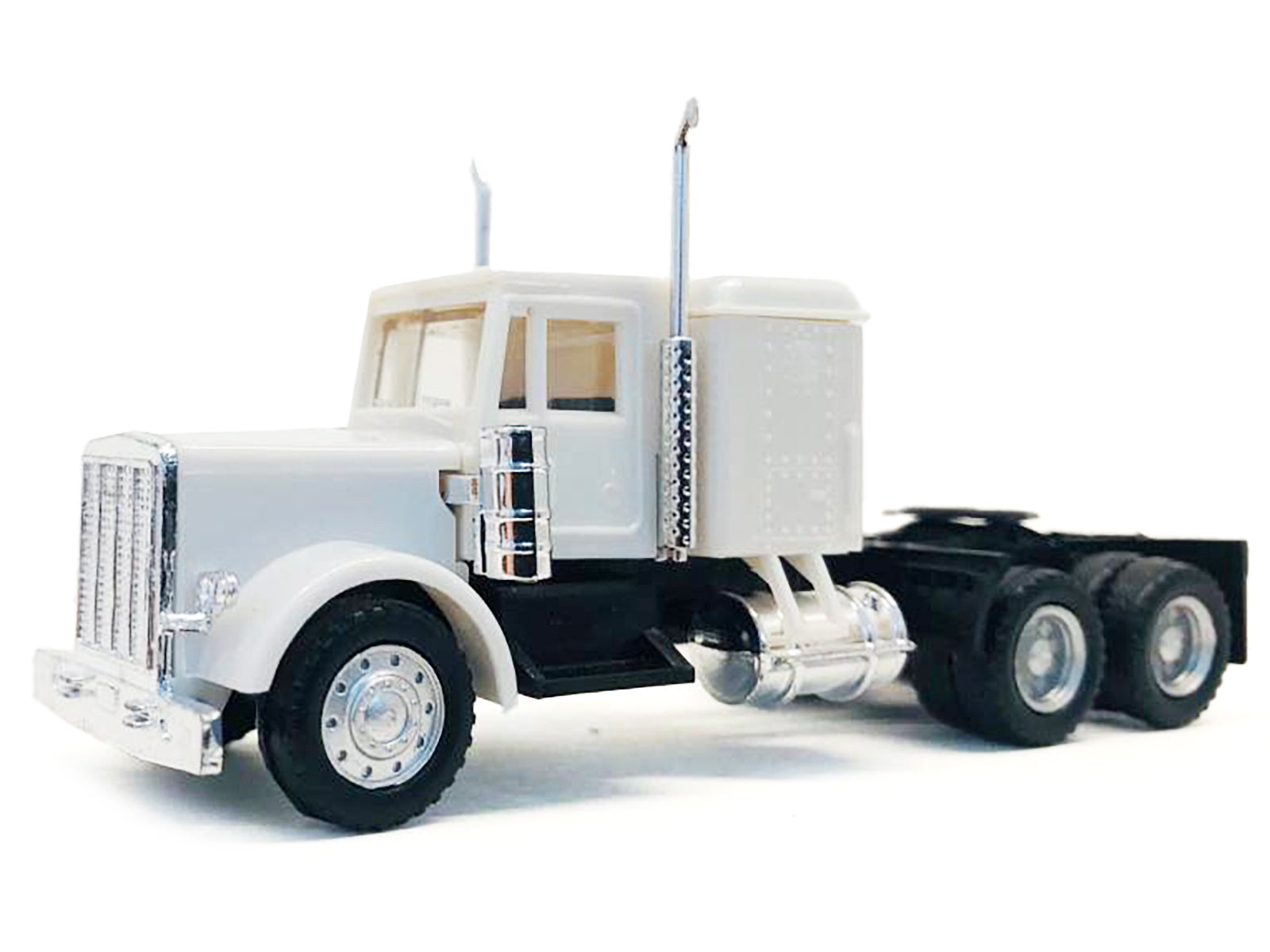 Peterbilt Sleeper Cab White 1/87 (HO) Plastic Model Car by Promotex - image 2
