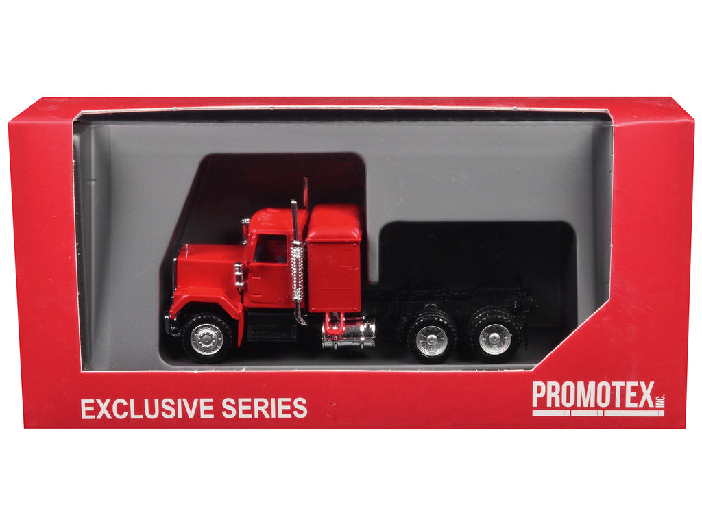 GMC Sleeper Cab Red 1/87 (HO) Plastic Model Car by Promotex - image 3