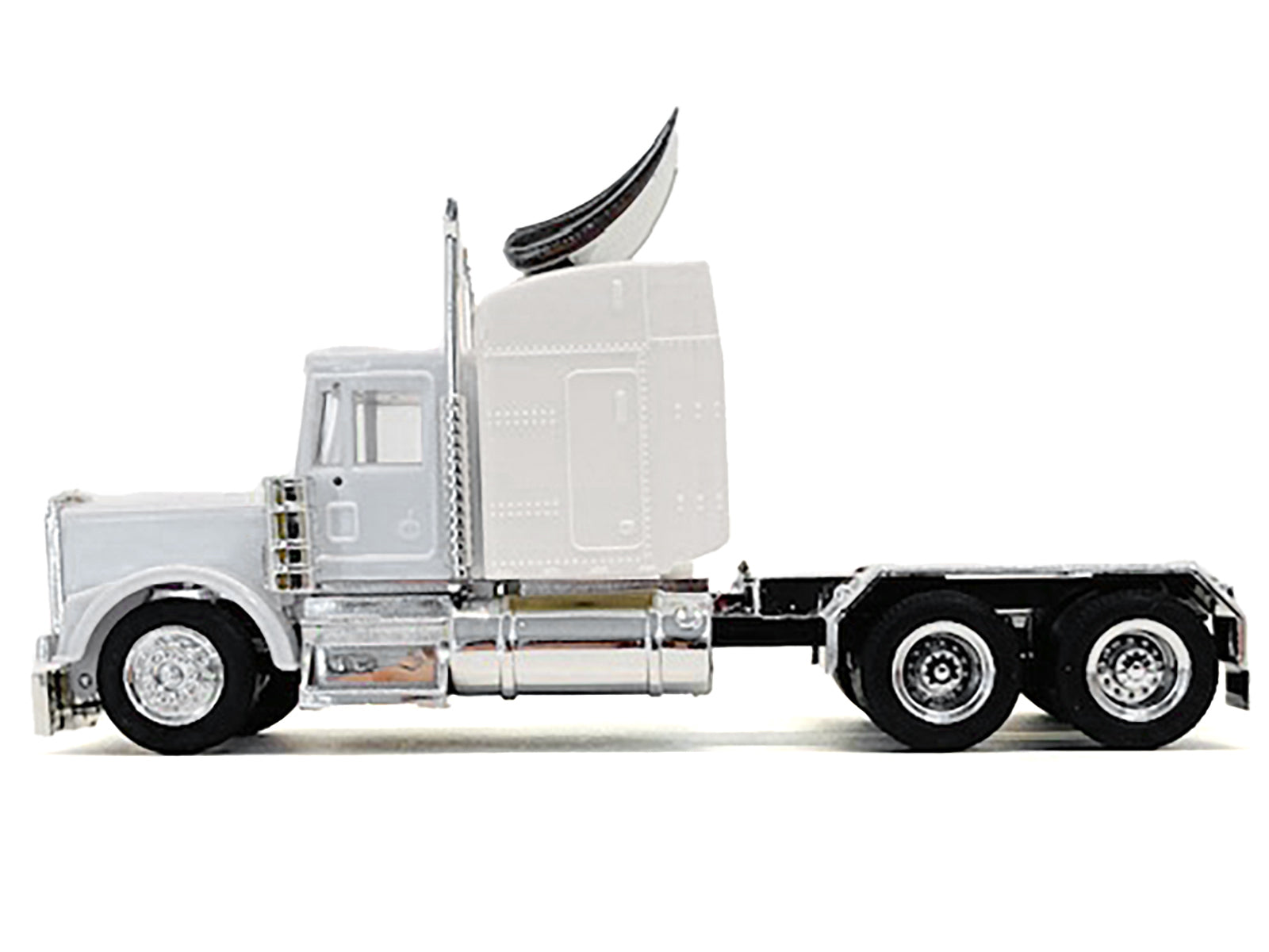 Kenworth W900 Sleeper Cab White 1/87 (HO) Plastic Model Car by Promotex - image 2