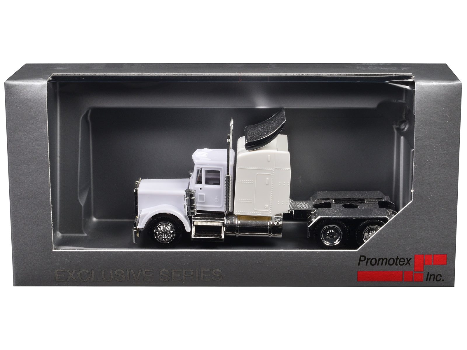 Kenworth W900 Sleeper Cab White 1/87 (HO) Plastic Model Car by Promotex - image 3