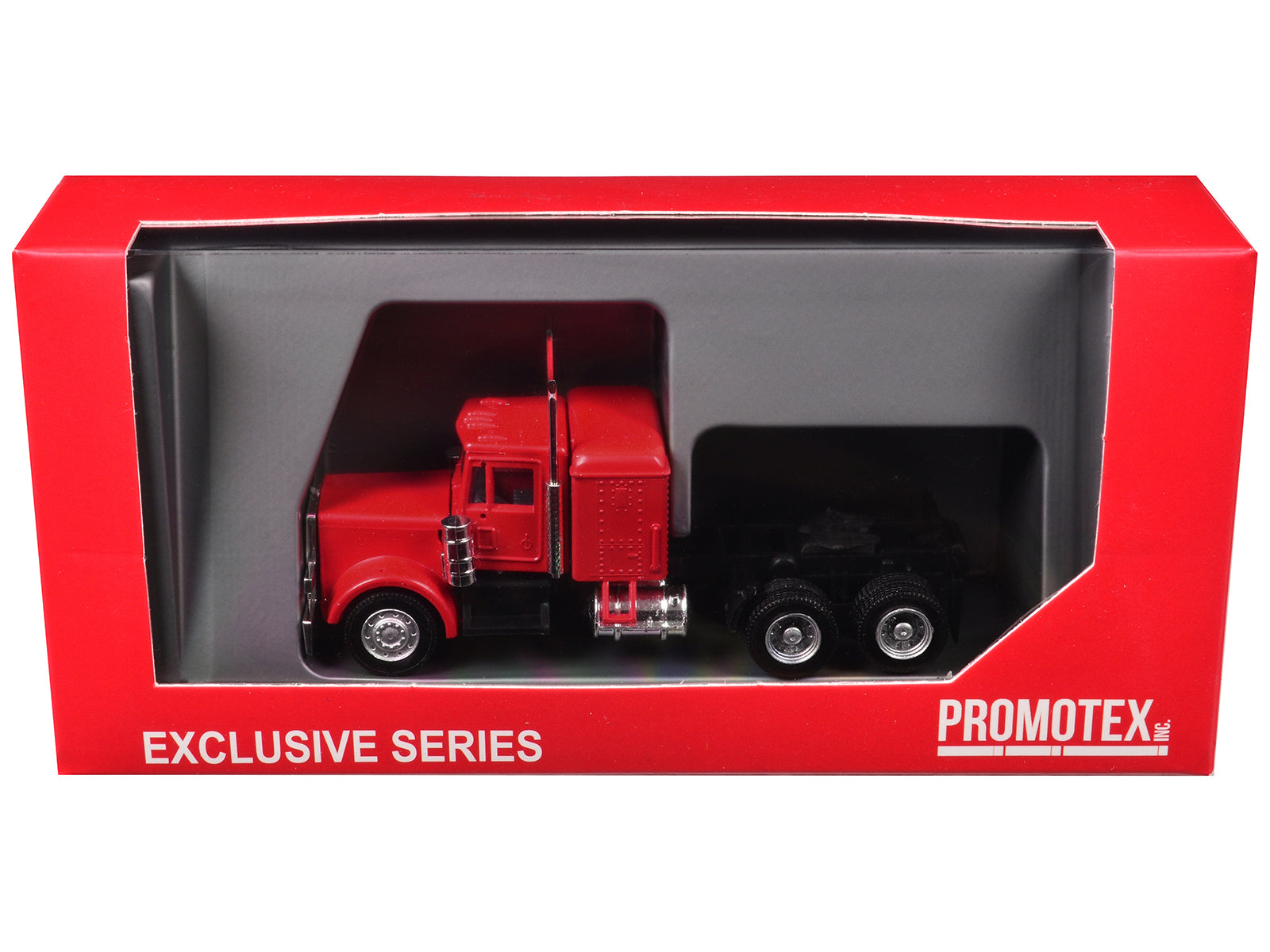 Peterbilt Long Tractor Red 1/87 (HO) Plastic Model Car by Promotex - image 3