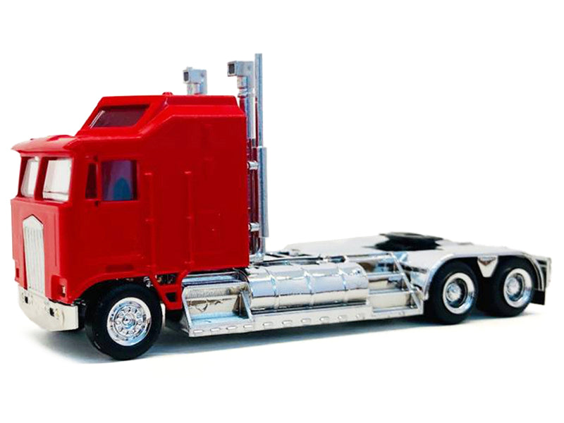 Kenworth K100 with 5-Bar Grill and XXL Chassis Red 1/87 (HO) Plastic Model by Promotex - image 2