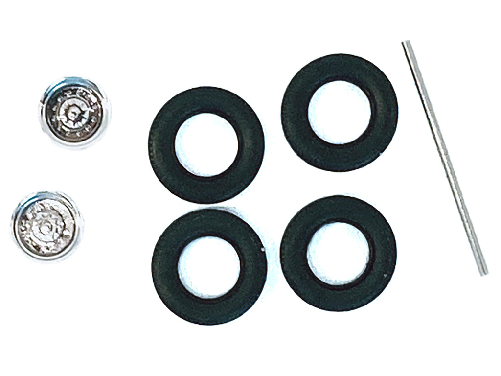 Rear Wheelset Planetary Chrome 1/87 (HO) Plastic Model by Promotex - image 2