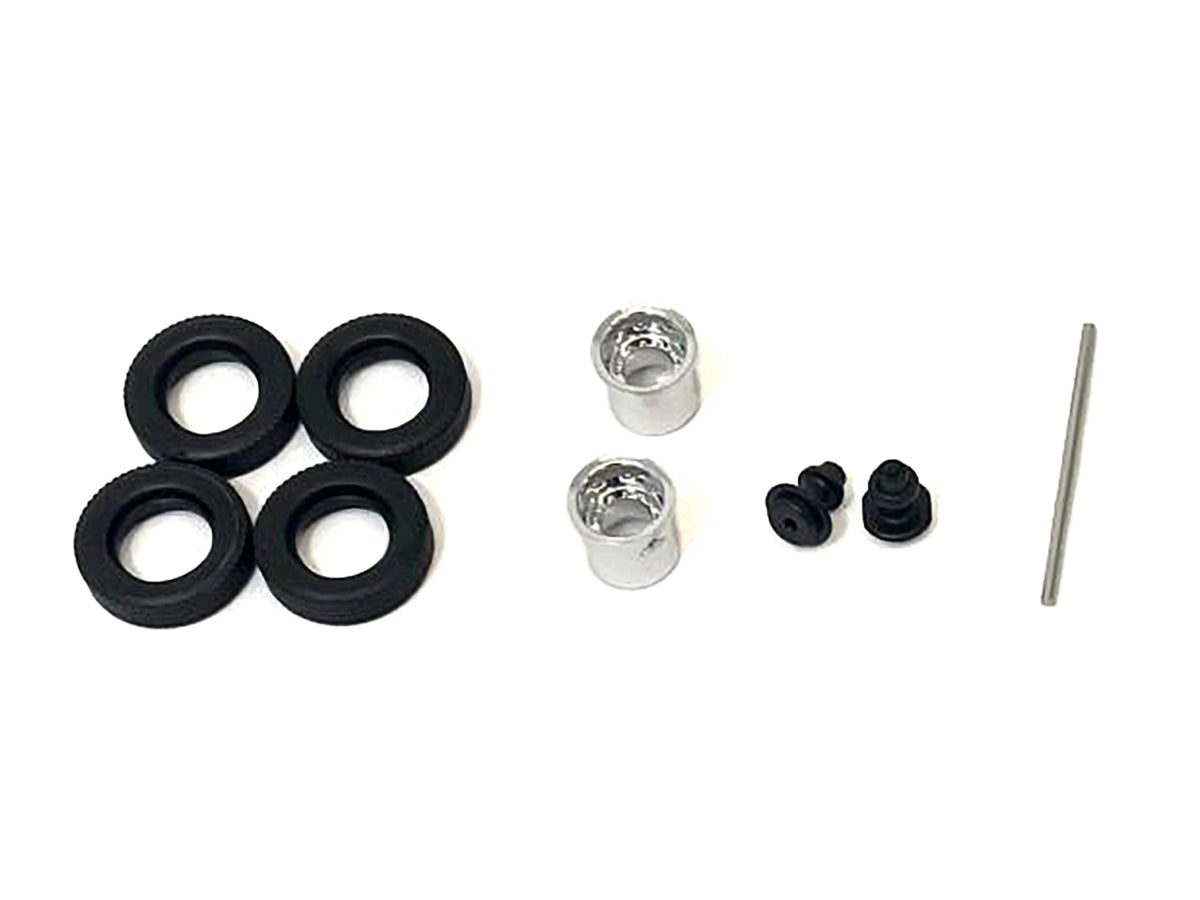 Rear Hypoid Wheelset Chrome 1/87 (HO) Plastic Model by Promotex - image 2