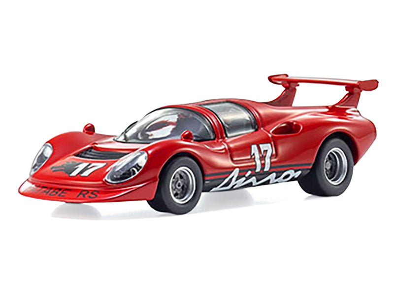 Yatabe RS #17 Red "The Circuit Wolf" Manga 1/64 Diecast Model Car by Kyosho - image 2