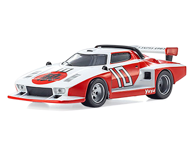 Lancia Stratos #10 White and Red "The Circuit Wolf" Manga 1/64 Diecast Model Car by Kyosho - image 2