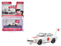 Nissan Fairlady RHD (Right Hand Drive) White with Red Graphics "The Circuit Wolf" Manga 1/64 Diecast Model Car by Kyosho