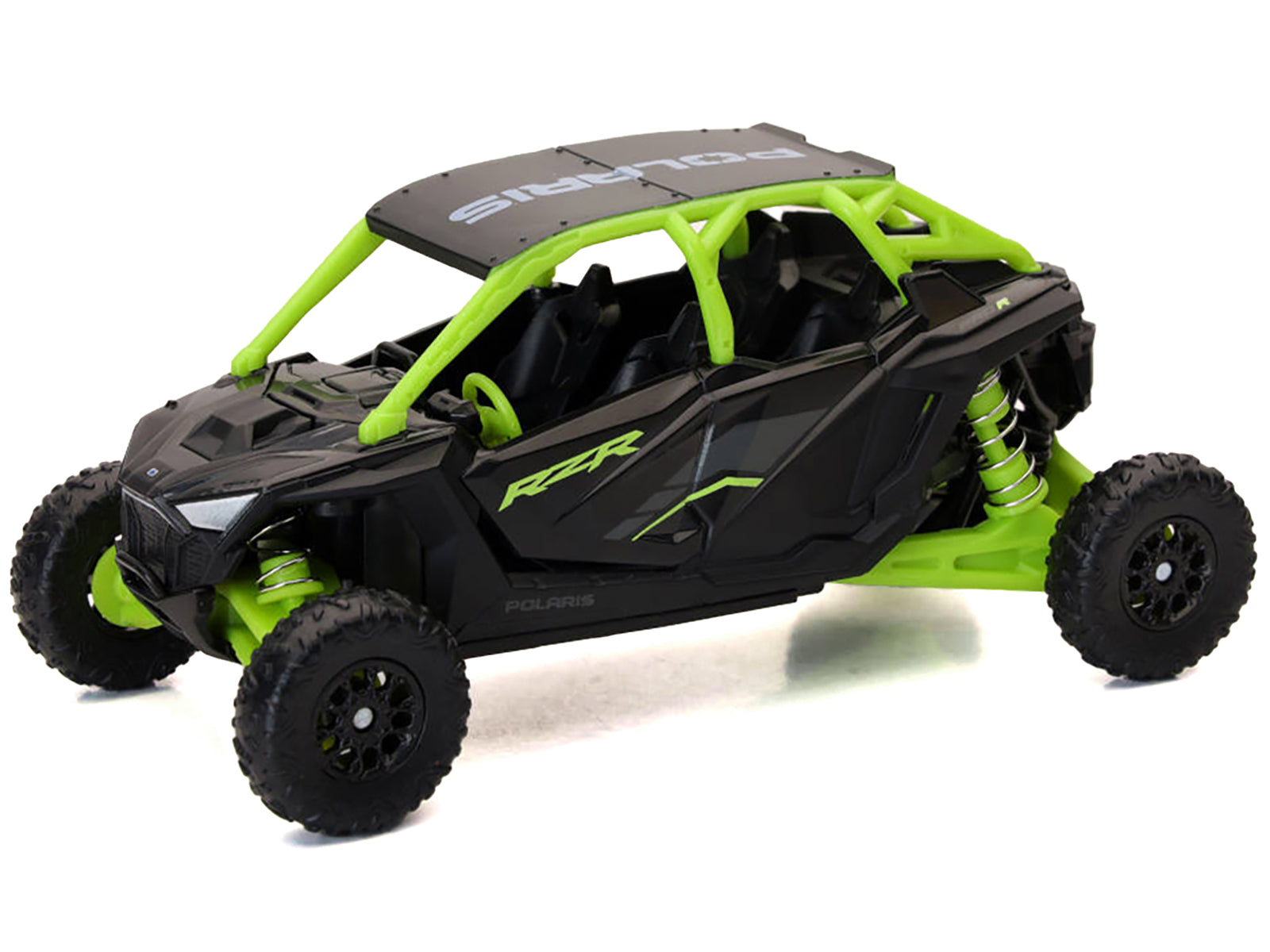 Polaris RZR Pro R UTV Black and Lime Green Diecast Model by New Ray - image 2
