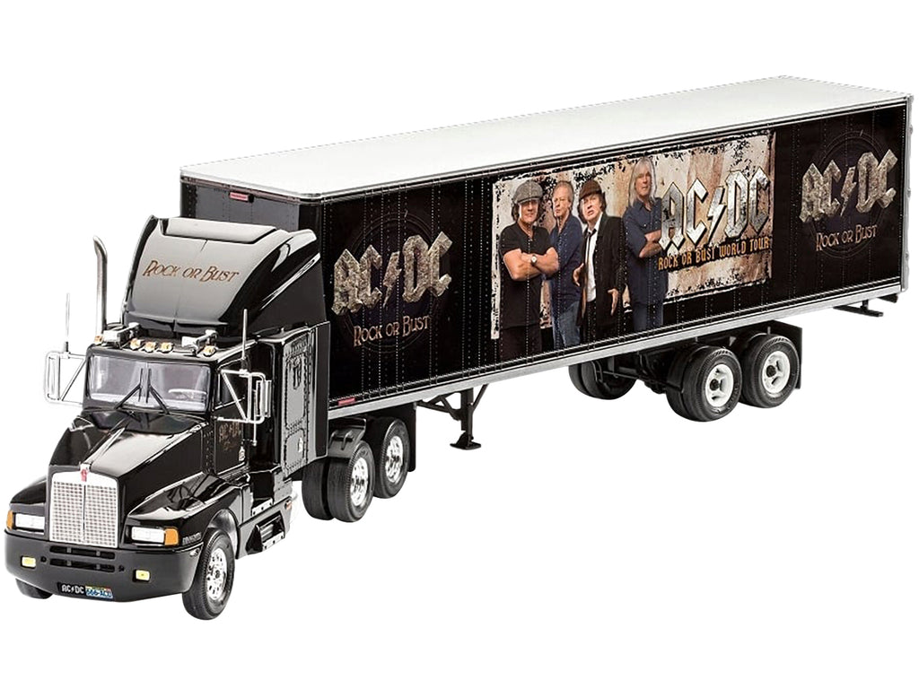 Level 3 Model Kit Kenworth Tour Truck "AC/DC Rock or Bust" 1/32 Scale Model by Revell - image 2