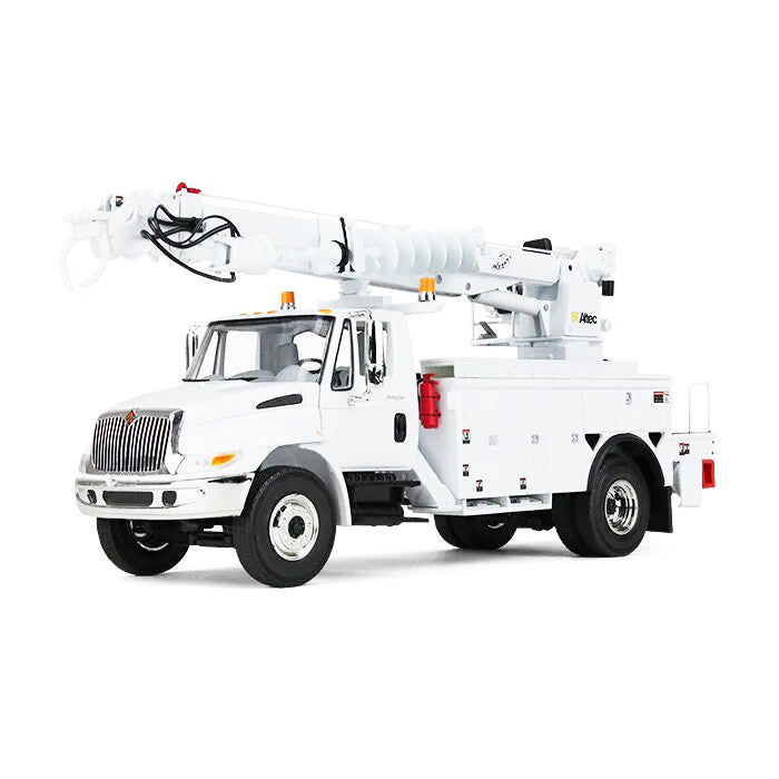 International DuraStar Truck with Digger Derrick Body "Altec" White 1/34 Diecast Model by First Gear - image 2